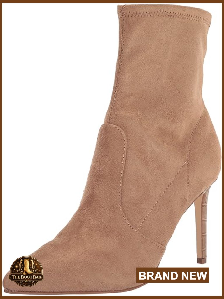 Women's Ankle Booties Pointed Toe Stiletto Heel Pull-On Dress Boots